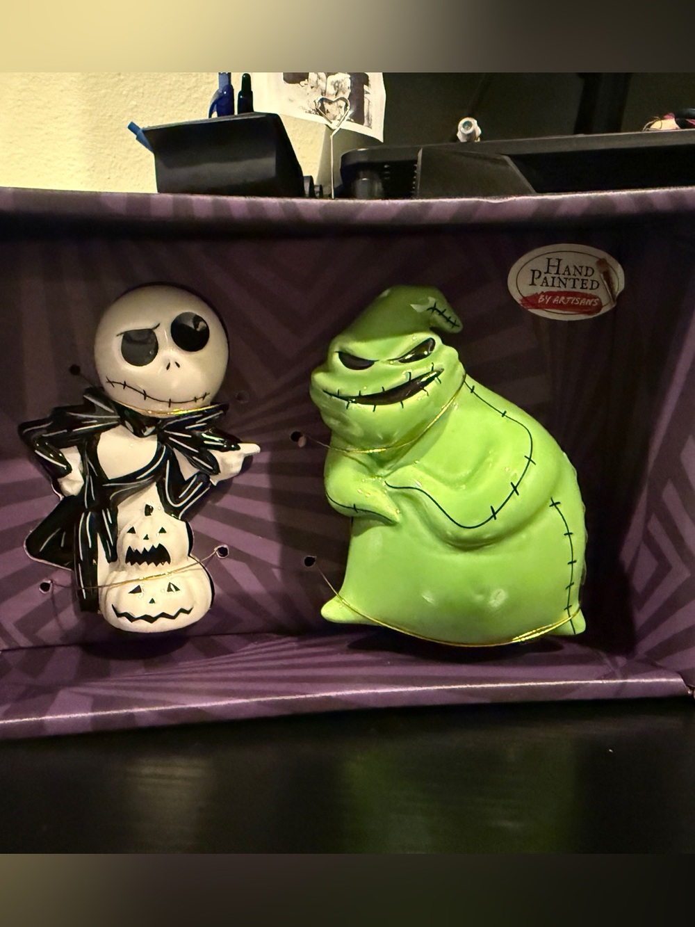 Green Oogie Boogie Kids Toy Figurine - Hand Painted